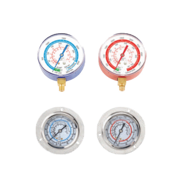 Color-coded Pressure and Compound Gauge