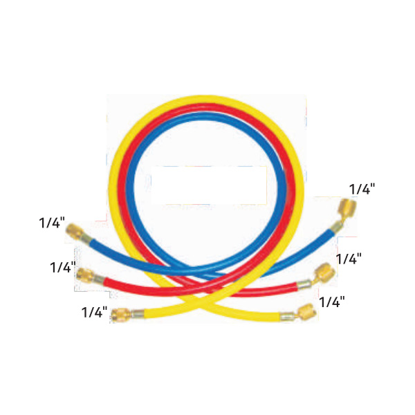 R134 Premium Charging Hose With 1/4